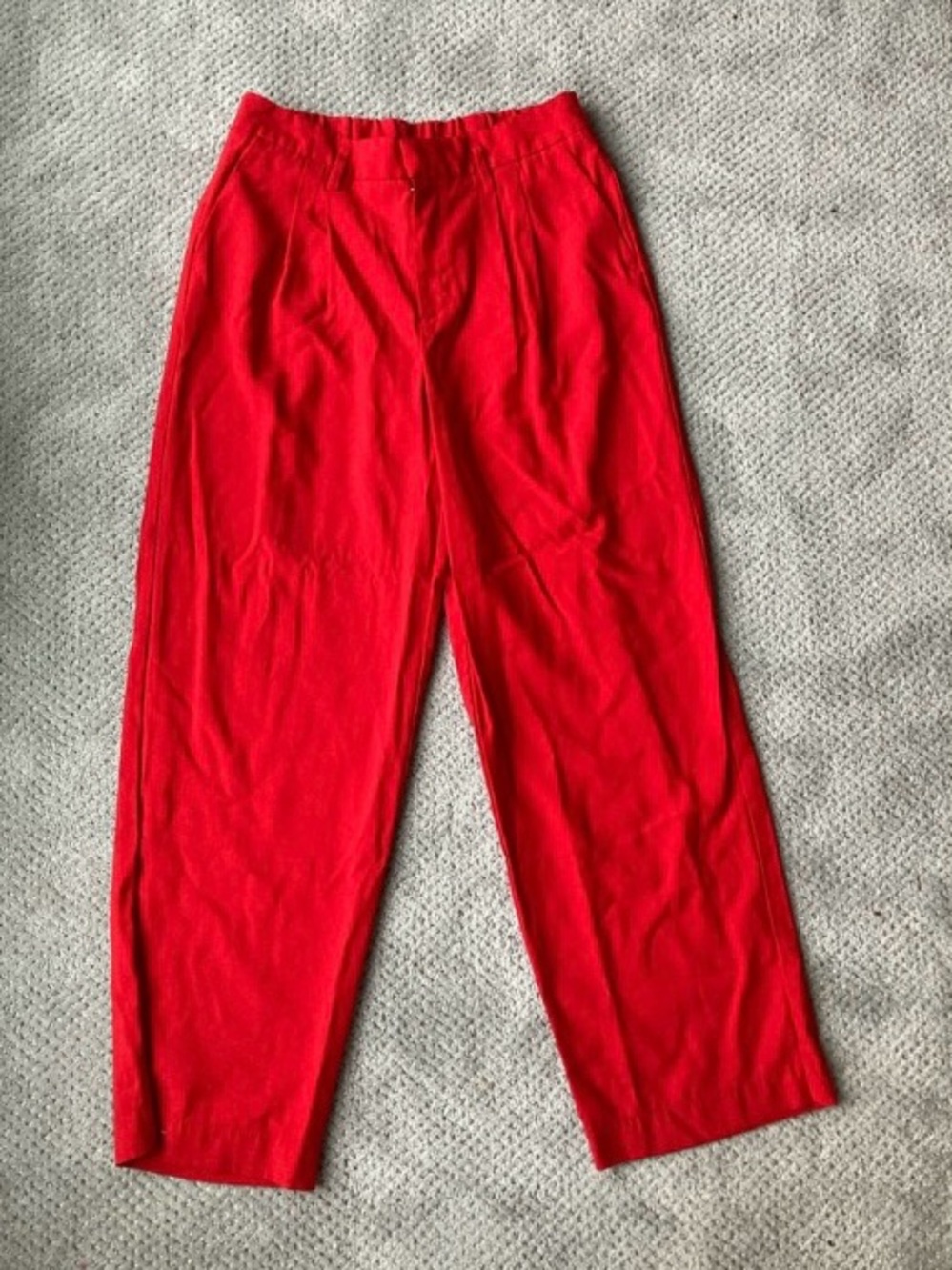 a new day Bright Red Straight Leg Pants Women’s Size 10